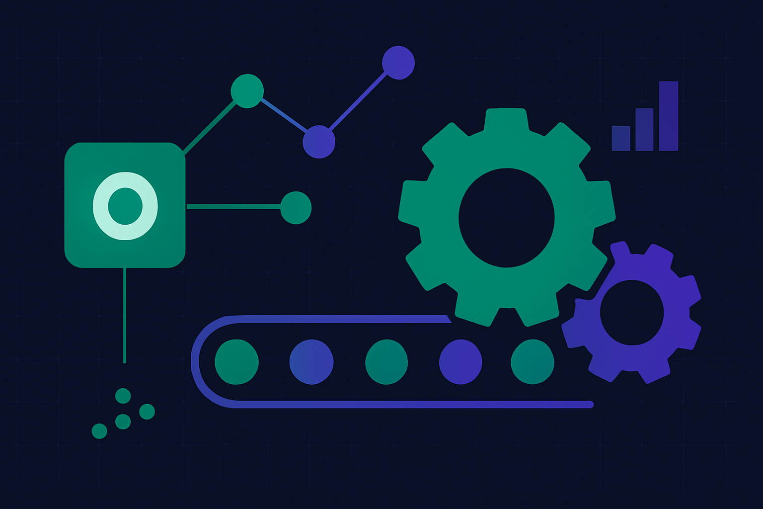 Ilustración editorial: Zapier: conecta tus aplicaciones y automatiza